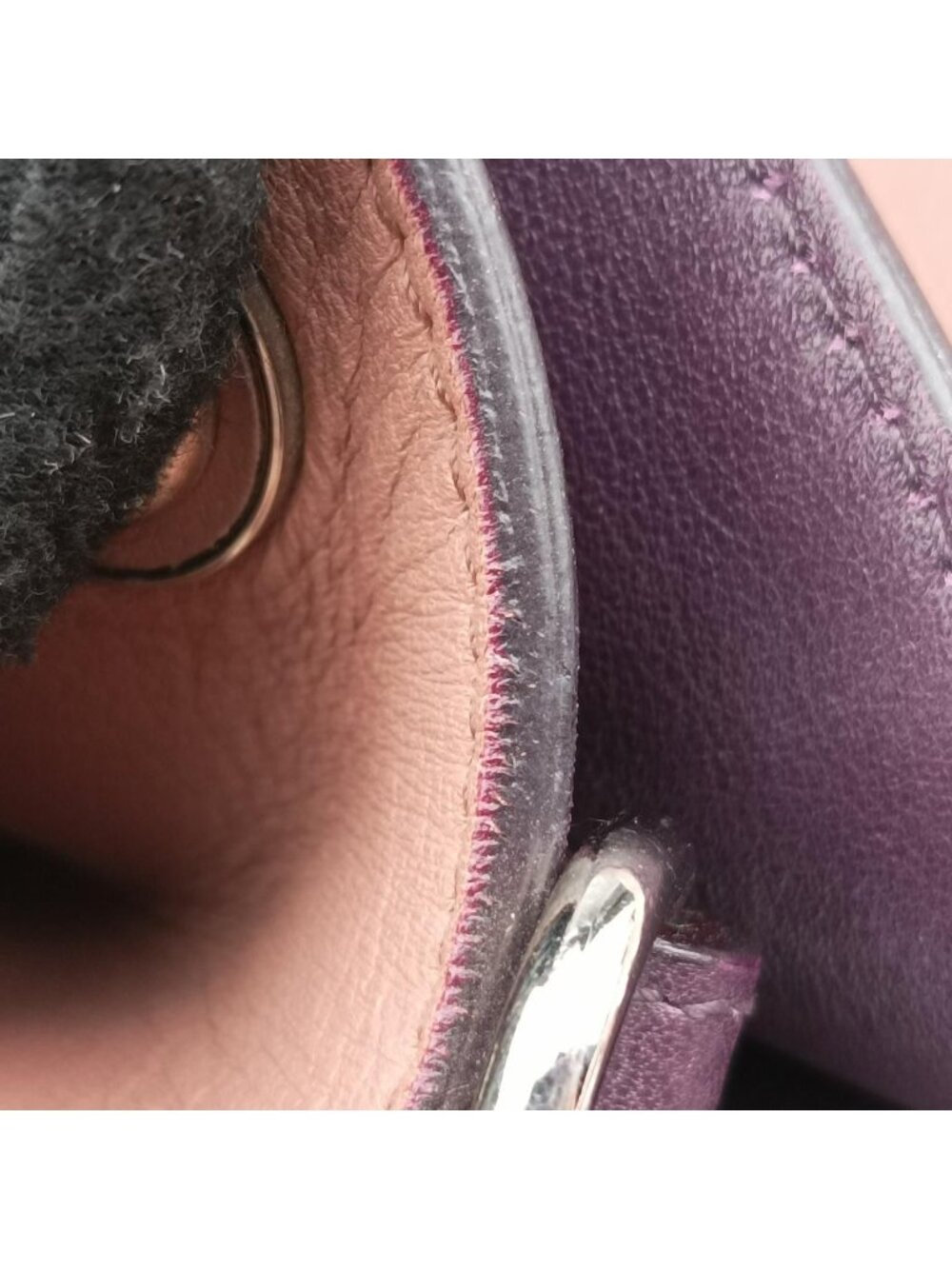 ★SOLD★ Dior Dio Brown Pink Leather Messenger Bag - Picture 15 of 15